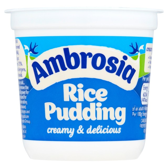 Ambrosia rice pudding dessert pot 150g - British product
