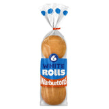 Warburtons 6 geschnittene weiße Brötchen