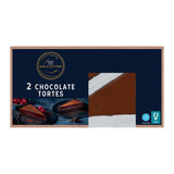 M&S Colección 2 Tartas de Chocolate Postre Vegano de Chocolate 140g