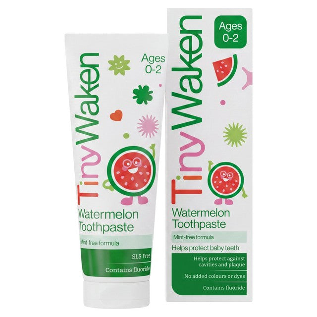 Waken Tiny Watermelon Toothpaste for babies (British brand)