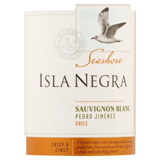 Isla Negra Sauvignon Blanc white wine 75cl, UK version