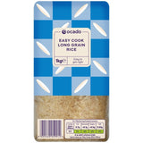 Ocado easy cook long grain rice 1kg, imported from the UK