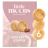M&S Little Moons Iced Latte Coffee Mochi Ice Cream 6 x 32g- Buy online at McGrocer