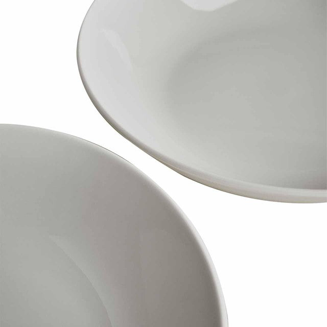M&S white pasta bowls set of 4, imported from the UK