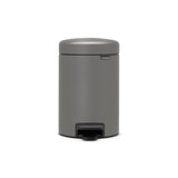M&S Brabantia Mineral Concrete Grey Pedal Bin 3 Litre- Buy online at McGrocer
