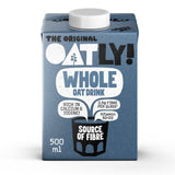 Oatly whole oat drink carton - British product