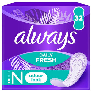 Normal Fresh & Protect Panty Liners 32 Pack