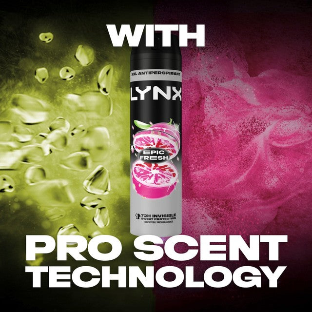 Lynx Epic Fresh anti-perspirant spray 250ml, UK version