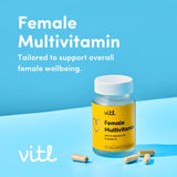 VITL female multivitamin capsules 30 capsules (British brand)