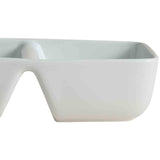 M&S Maxim three part divided dish white 34cm - British product