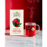 Good Earth herbal tea bags hibiscus, rose & sweet berries 15 per pack, UK version