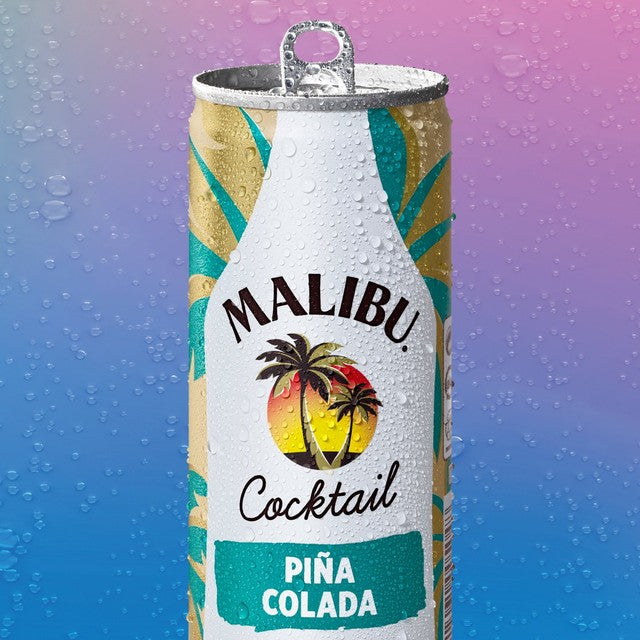 Malibu Pina Colada canned cocktail 250ml, imported from the UK