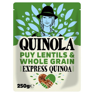 Quinola Puy Lentils & Whole Grain Ready to Eat Quinoa Mix 250g