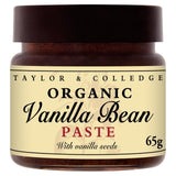 Taylor & Colledge organic vanilla bean paste 65g, UK version