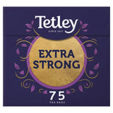 Tetley extra strong tea bags 75 pack (British brand)