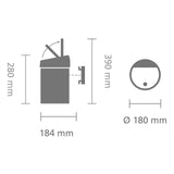 Brabantia touch bin 3 litre - British product