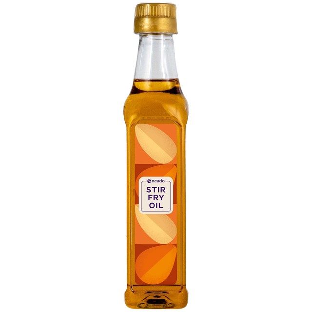 Ocado stir fry oil 250ml, imported from the UK