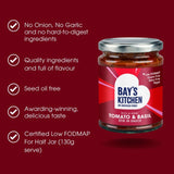 Bay's Kitchen tomato & basil low fodmap stir-in sauce 260g - British product