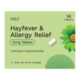 M&S Hayfever & Allergy Relief Tablets 14 Tablets, imported from the UK