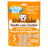 M&S Good Boy Chewables Dog Treats Rawhide Free Chicken Sticks 5 Pack- Buy online at McGrocer