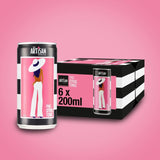 Artisan Drinks Co Pink Citrus Tonic Water 6 x 200ml cans - British product
