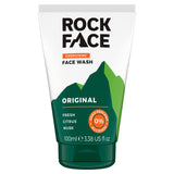 M&S Rock Face Energising Face Wash Original Citrus Fresh Men's Face Wash 100ml- Buy online at McGrocer