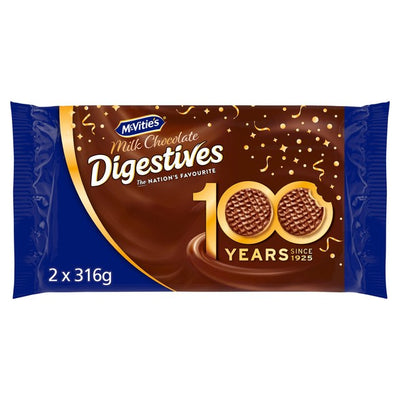 M&S McVitie's Digestives Milk Chocolate Biscuits Twin Pack- Buy online at McGrocer