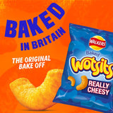 Wotsits Giants Really Cheesy crisps 130g (British brand)