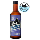 Lo Bros kombucha blueberry lemonade 330ml, UK version