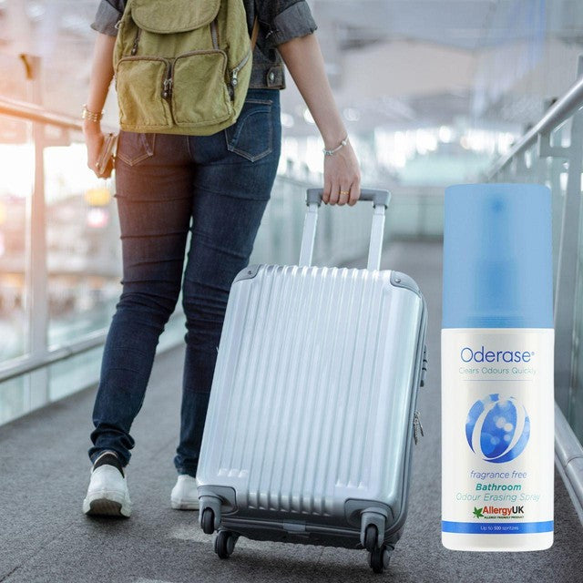 Oderase Bathroom Odour Eraser Spray Fragrance Free 100ml, imported from the UK
