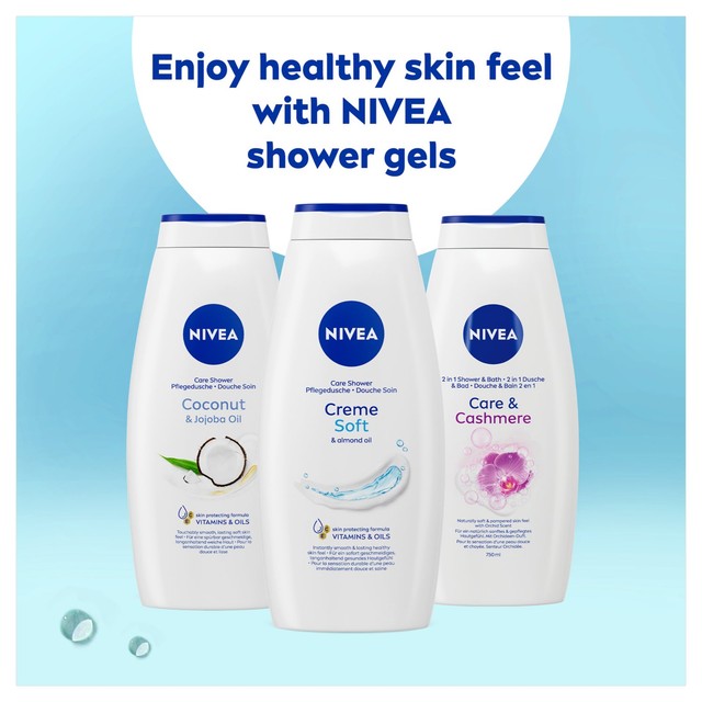 Nivea Creme Soft shower cream 750ml, imported from the UK