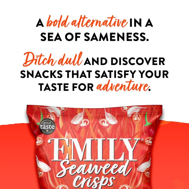 Emily Sriracha Seaweed Crisps 50g - British product