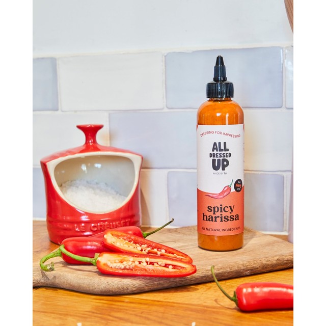All Dressed Up spicy harissa dressing - British product