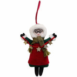 M&S M&S Felt Mother Claus Red Christmas Tree Decoration- Buy online at McGrocer