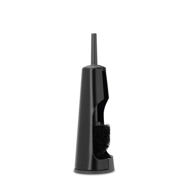 Brabantia toilet brush and holder in Matte Black - British product