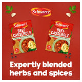 Schwartz beef casserole recipe mix 38g (British brand)