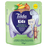 Tilda Kids Vegetable & Wholegrain Rice 125g (British brand)