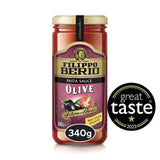 M&S Filippo Berio Tomato and Olive Pasta Sauce 340g- Buy online at McGrocer