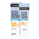 M&S Neutrogena Ultra Sheer Face Sunscreen Hydrating Cream SPF50- Buy online at McGrocer
