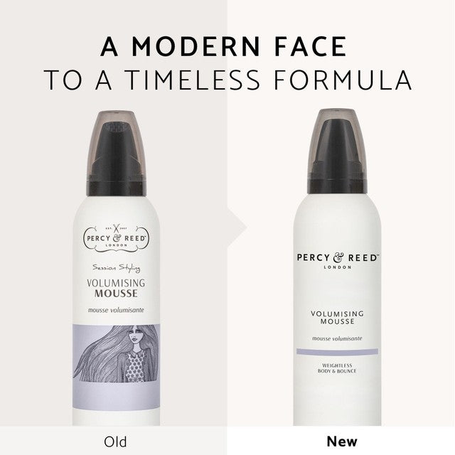 Percy & Reed Volumising Mousse 200ml, imported from the UK