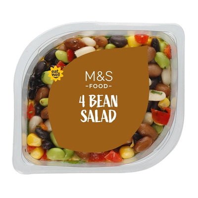 M&S M&S Four Bean Salad in Mint Vinaigrette Prepared Salad 240g- Buy online at McGrocer