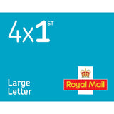 M&S Royal Mail 1st Class Large Postage Stamps 4 Stamps Pack- Buy online at McGrocer