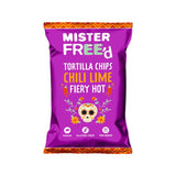 Mister Free'd tortilla chips chili lime 135g, imported from the UK