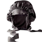 M&S Pure Silk Hair Bonnet Charcoal (British brand)