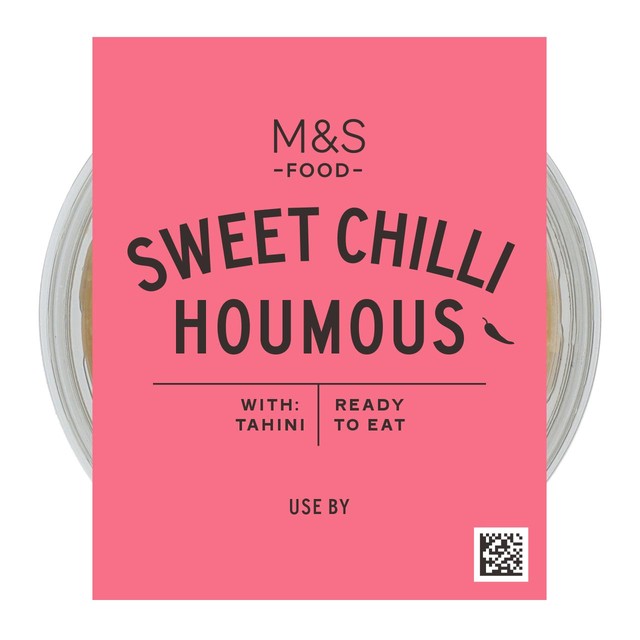 M&S sweet chilli houmous dip 170g, imported from the UK