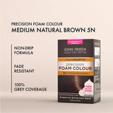 John Frieda medium brown hair colour foam, UK version