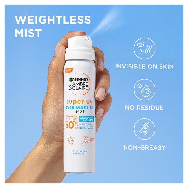 Ambre Solaire SPF50 Sunscreen Mist 75ml - British product