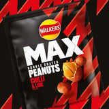 Walkers Max chili and lime coated peanuts 175g (British brand)