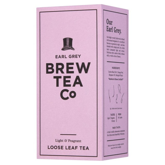 Brew Tea Co Earl Grey loose leaf black tea 113g - British product