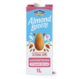 Almond Breeze long life unsweetened almond milk alternative 1L - British product